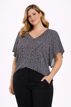 Immagine di CURVY GIRL BAT WING ELEGANT TOP